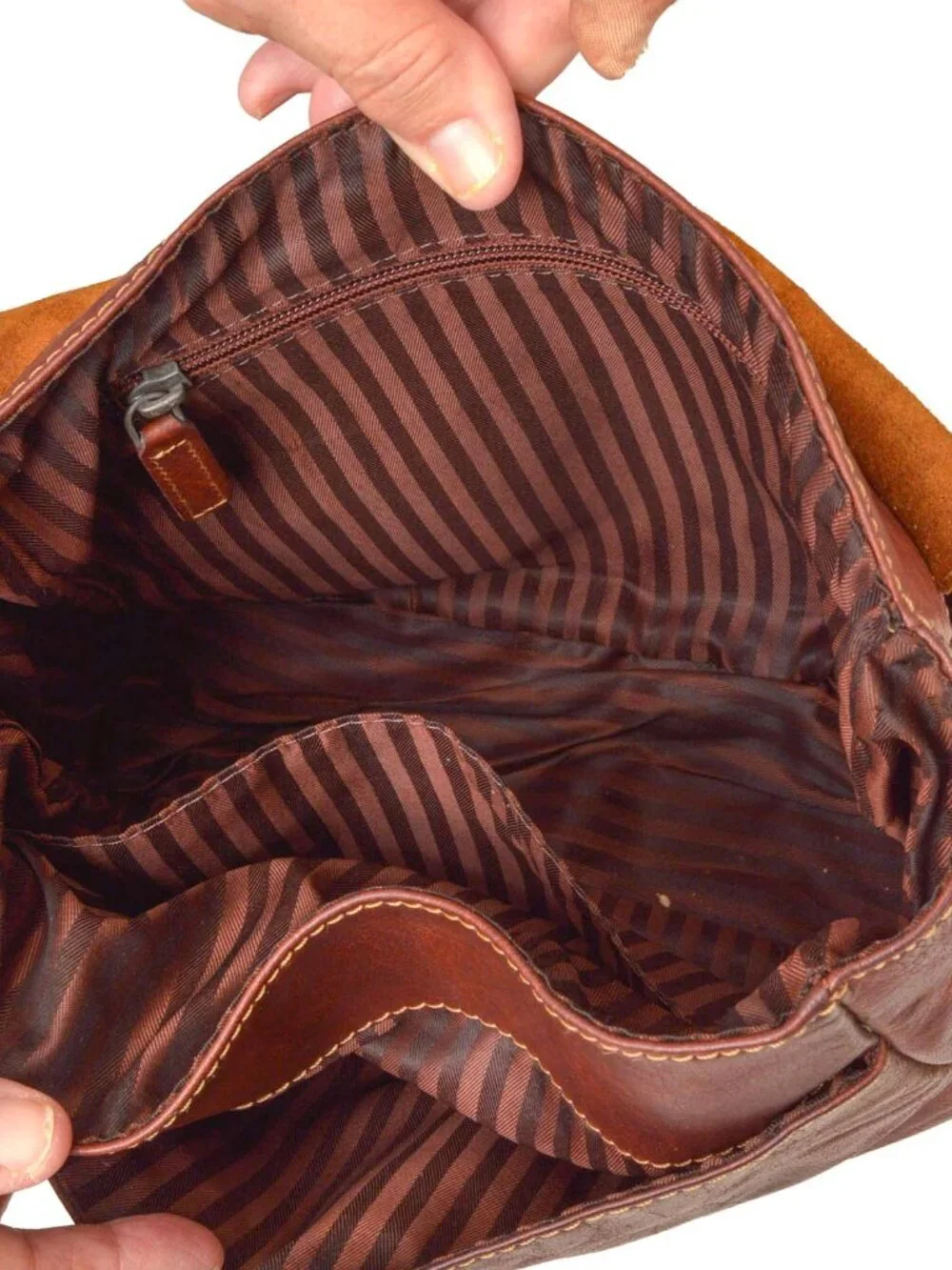 Jack Georges Leather Messenger Bag Nice!